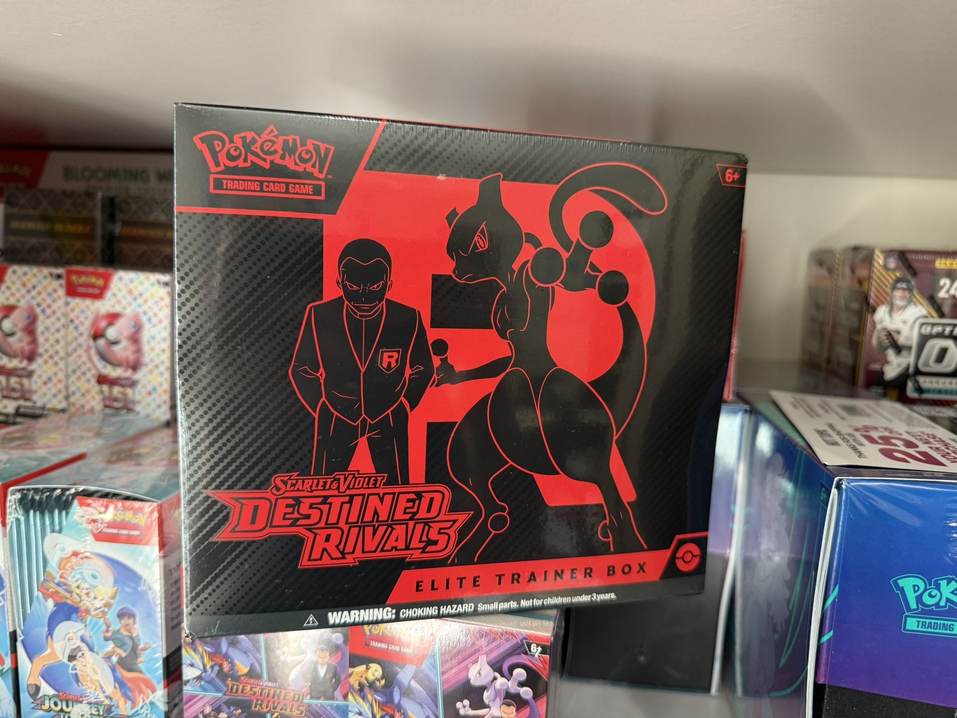 Destined Rivals ETB Elite Trainer Box Pokemon Sealed Brand New Slight Tear