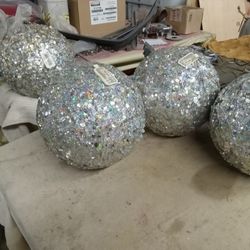 Sequined Glittered Balls