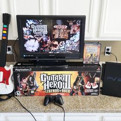 Playstation 2 / Ps2 Guitar Hero 3 Set in Box like New!! (Read description Plz)