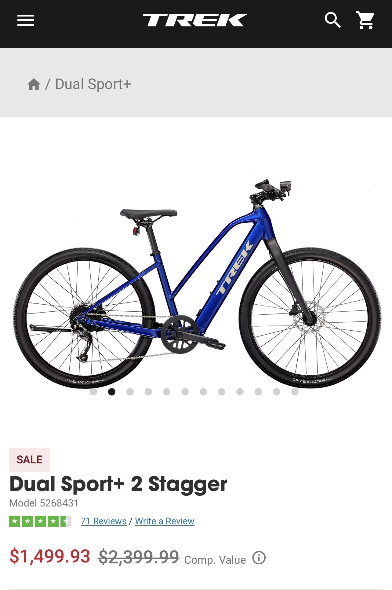 Trek dual 2 sport + stagger🔋