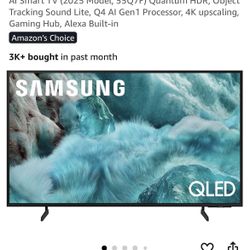 SAMSUNG 56” Q7F QLED SMART TV 4K HDR VISION AI FANTASTIC PICTURE QUALITY GUARANTEED OPEN BOX 📦 💯📺✅📺💯
