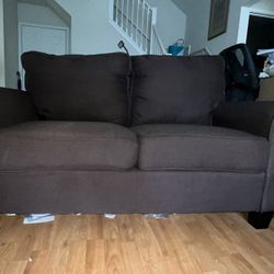Brown Loveseat