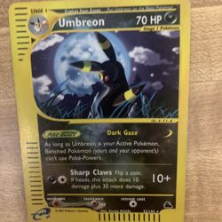 Umbreon 32/144 Reverse Holo Rare Pokemon Card 