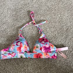 Victoria’s Secret bikini top halter floral XS