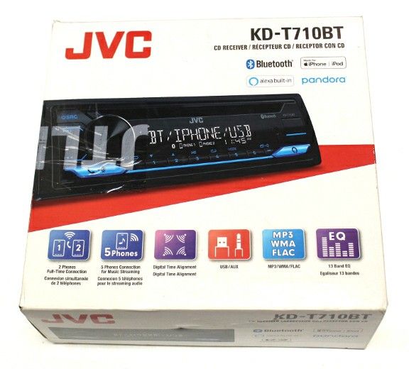 JVC KD-T710BT Car Stereo Receiver