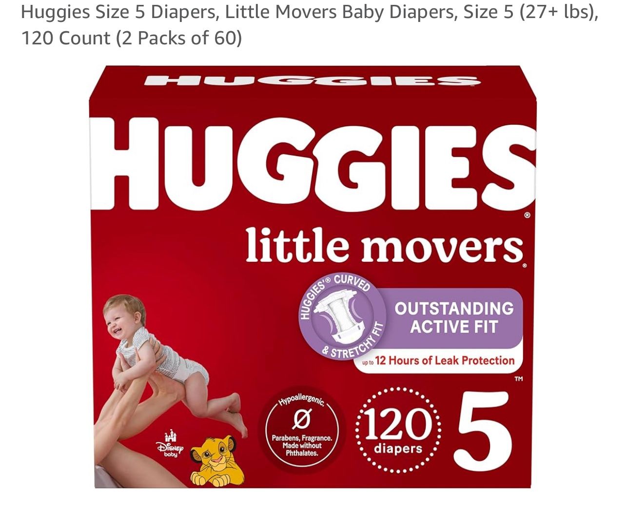 Free Diapers - Huggies Size 5