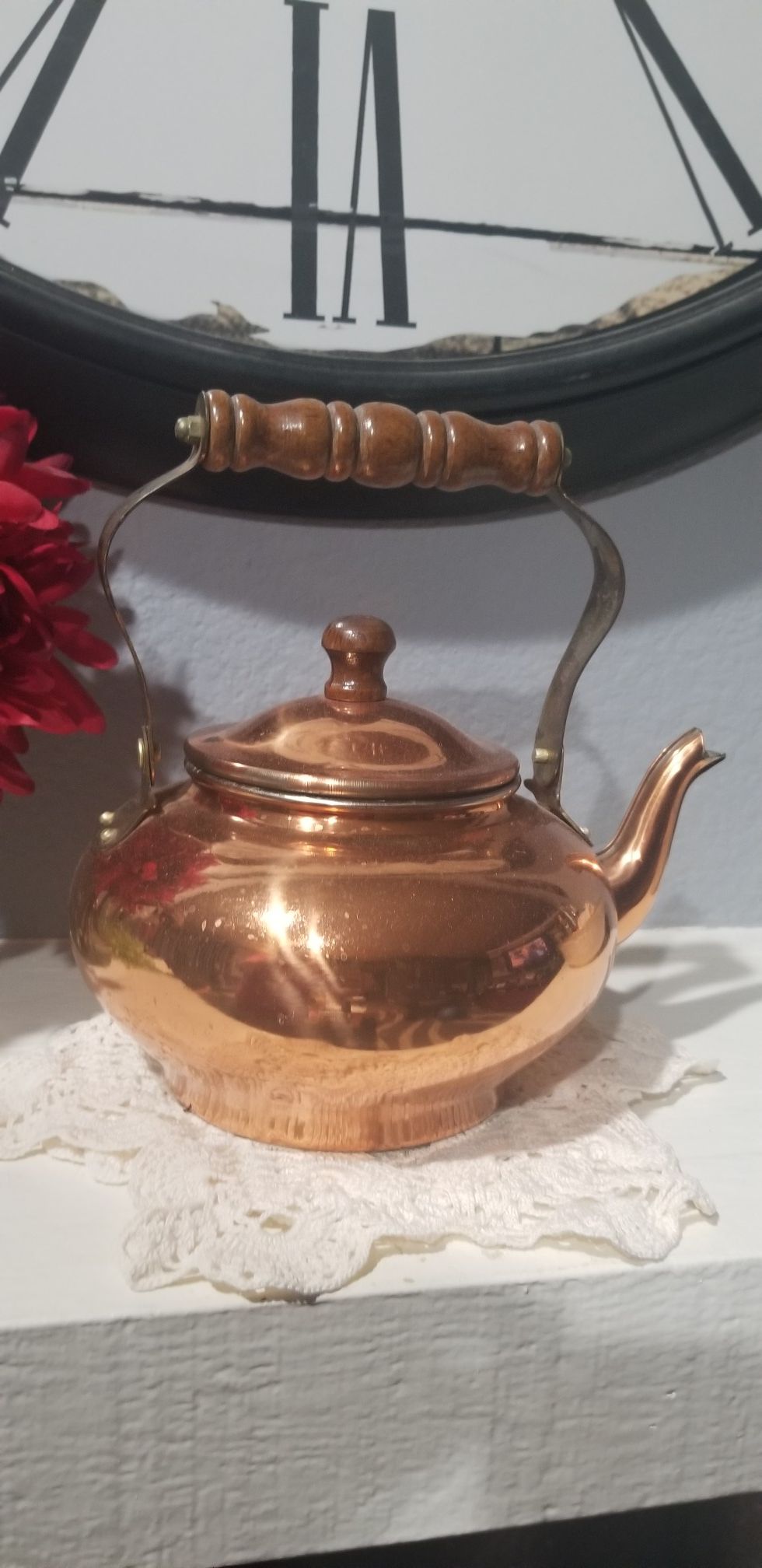 Vintage Copper Teapot