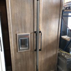 Thermador 48” Panel Ready Built In Side By Side Refrigerator Freezer Column Set 