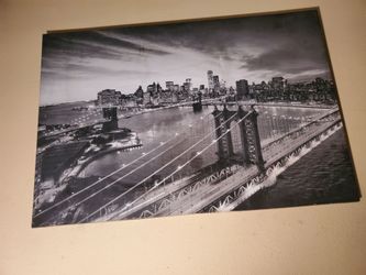 Black and White New York City Canvas Wall Art