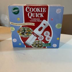 Wilton Cordless Battery Powered Cookie Press 