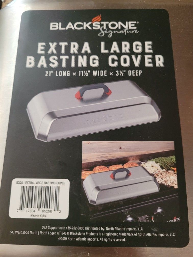 Blackstone Signature NEW Extra Large Basting Cover 21x11 1/2x3 1/2