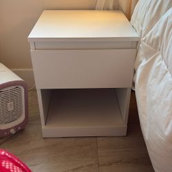 White night stand table 