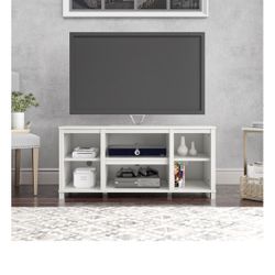Mainstays Parsons TV Stand for TVs up to 50", White