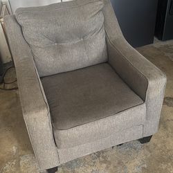 One seat couch grey