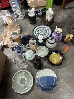 Miscellaneous Antique Handmade Pottery