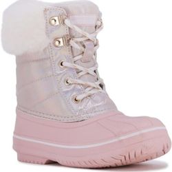 NEW SZ 11 Girl Toddler Insulated Winter Snow Boot LONDON FOG Girl Bell Court Cold Weather Warm Lined