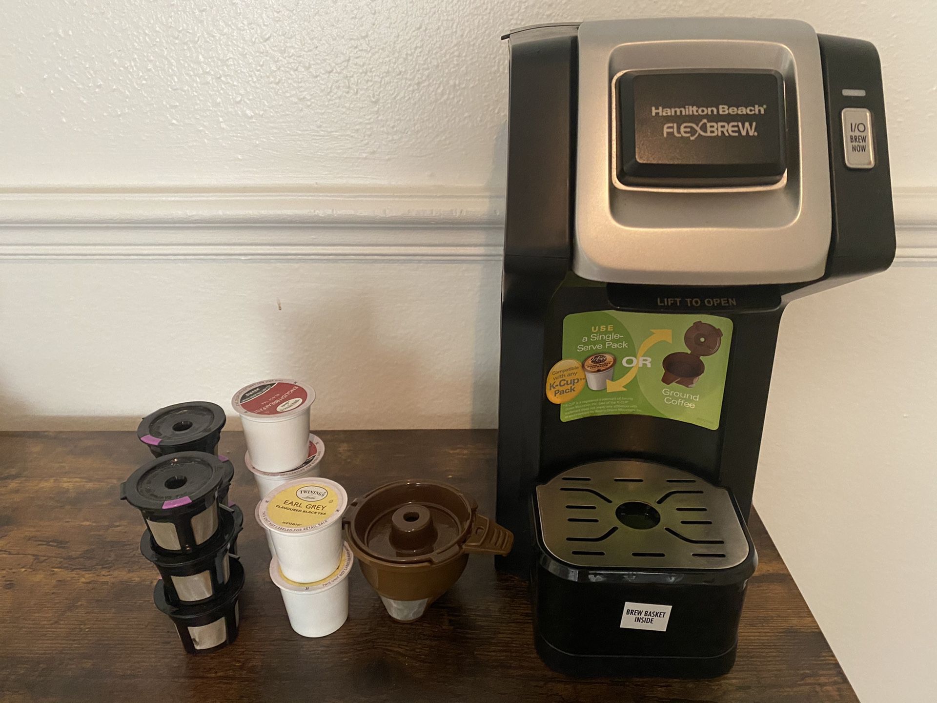 Hamilton beach coffee maker, compatible with k-cup