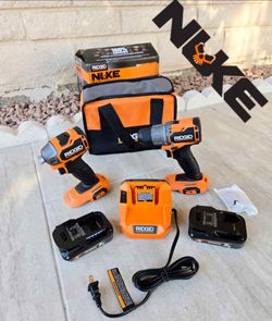 RIDGID 18V Brushless NUKE SubCompact Two Tool Combo KIT