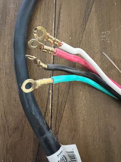 4-Prong Range Power Cord  Cable eléctrico de 4 espigas para estufa