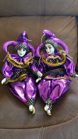 Vintage Ceramic Porcelain Dolls Twins