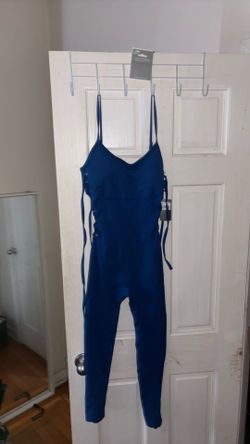 Blue jumpsuit