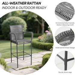 Brand New Outdoor Bar Stools Set Of Two 