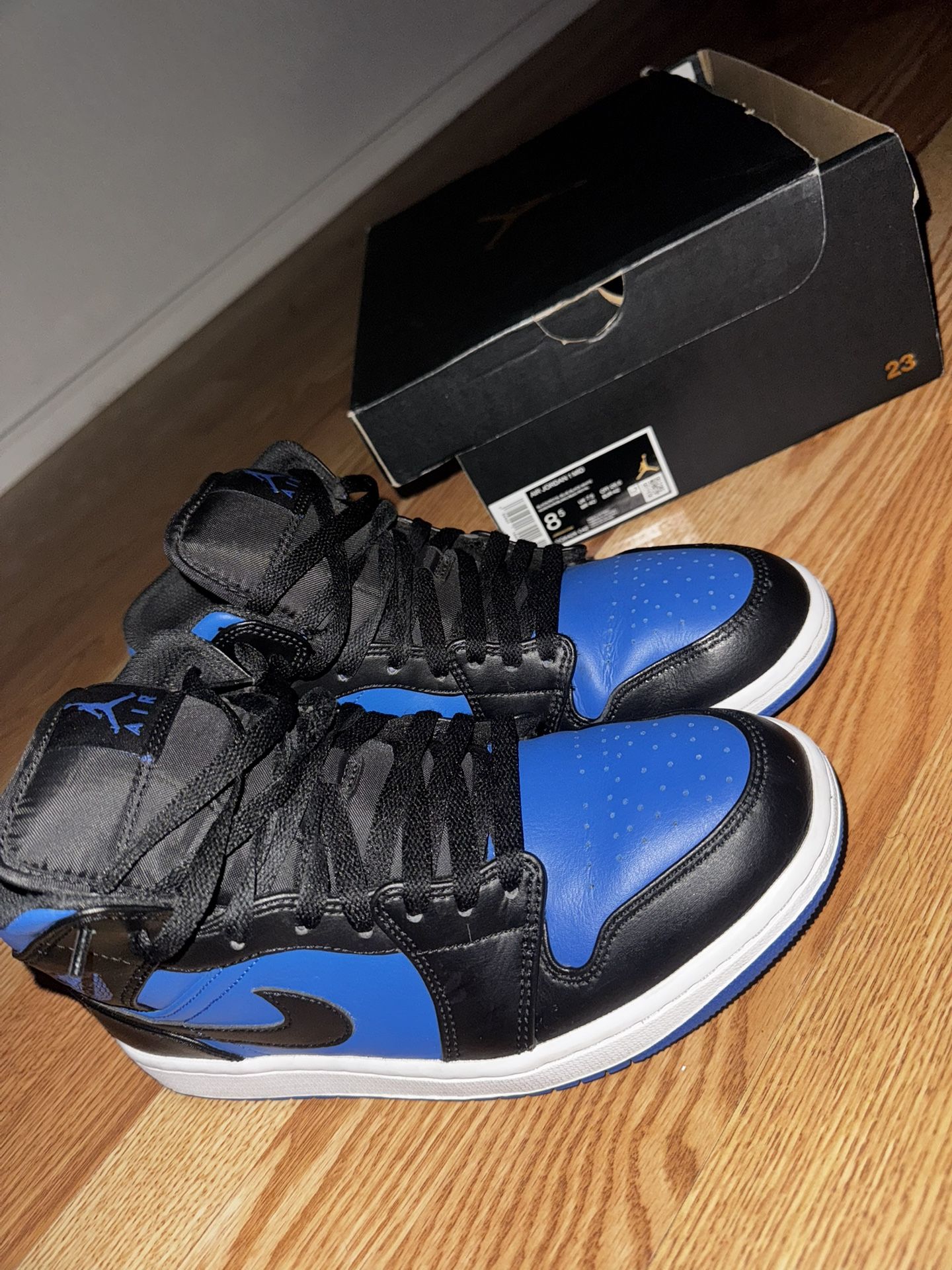 Nike Air Jordan Mid Royal Black/Royal Blue White DQ8426 042