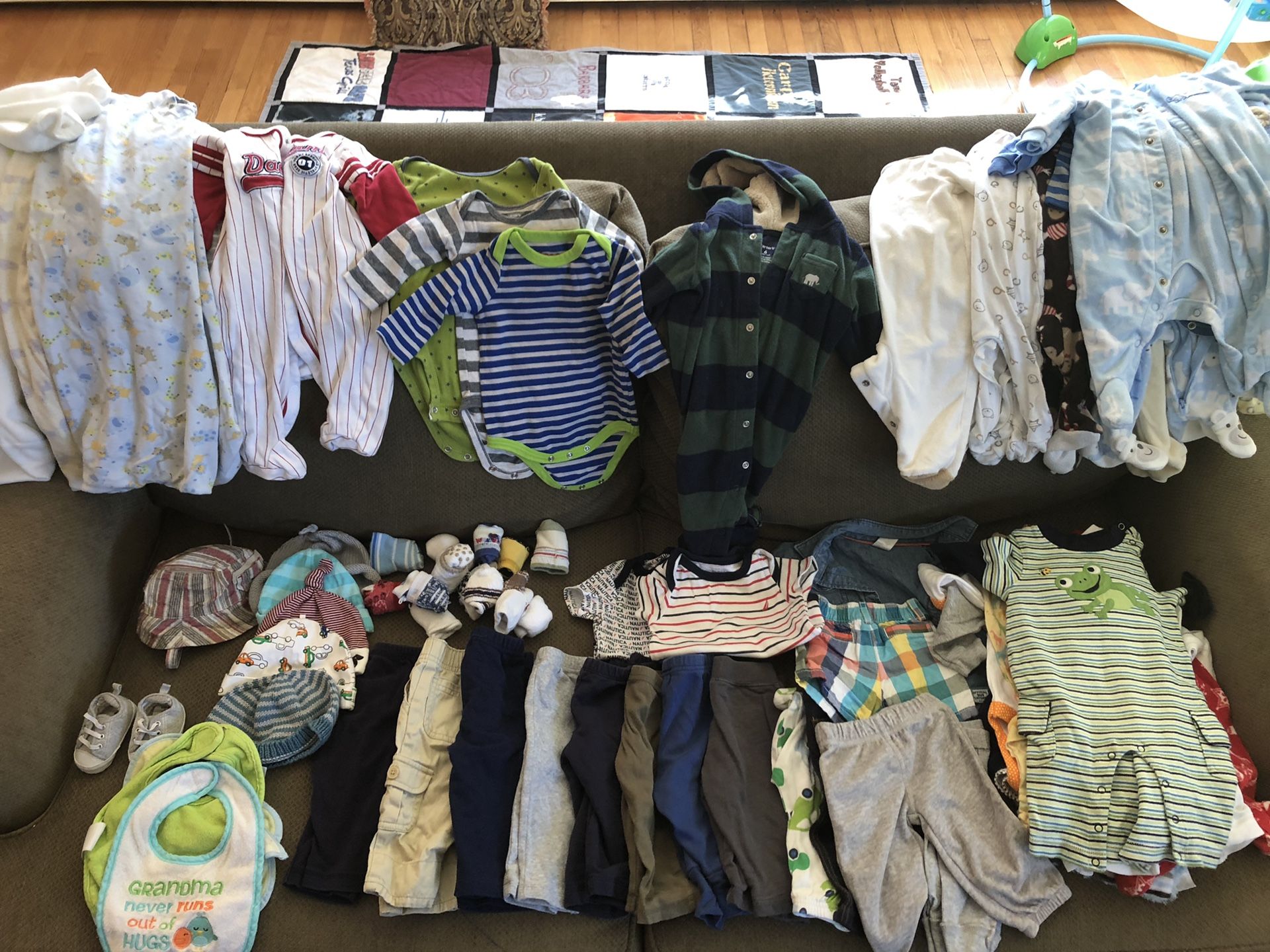 Huge lot of boys 0-6 month clothing