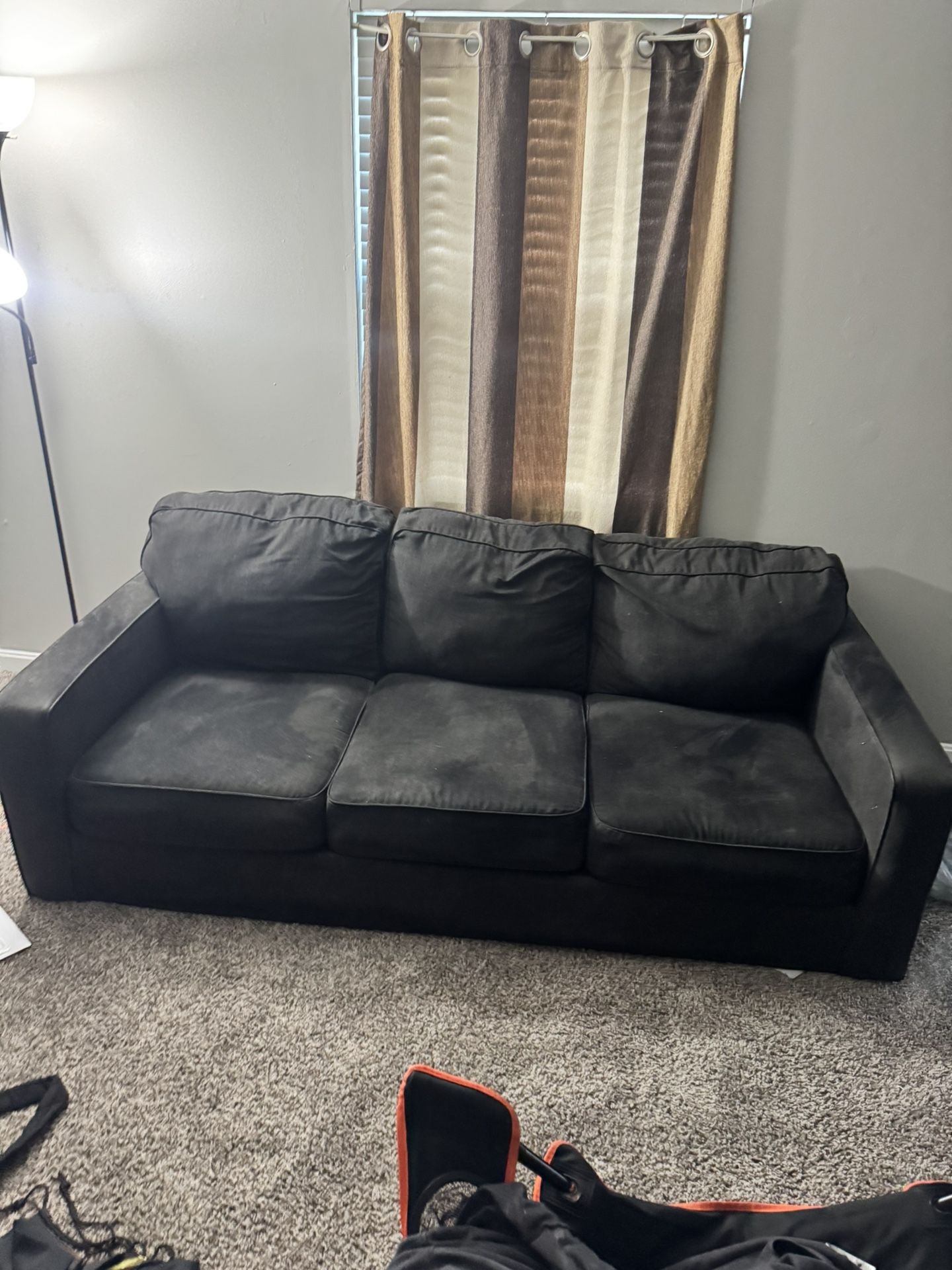 Black Couch Set