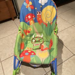 Fisher Price Vibrating Stationary & Rocking Chair