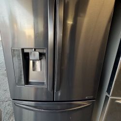 Black Stainless Steel French door Lg 