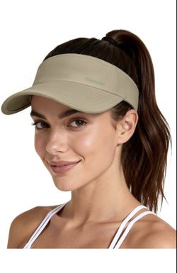 Sun Visor Hat for Women & Men Khaki