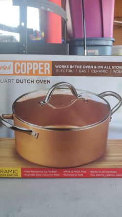Copper 5 quart pan