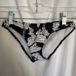 Girls Bikini, Navy Blue, Hawaiian Print, Roxy, Size 10, Medium