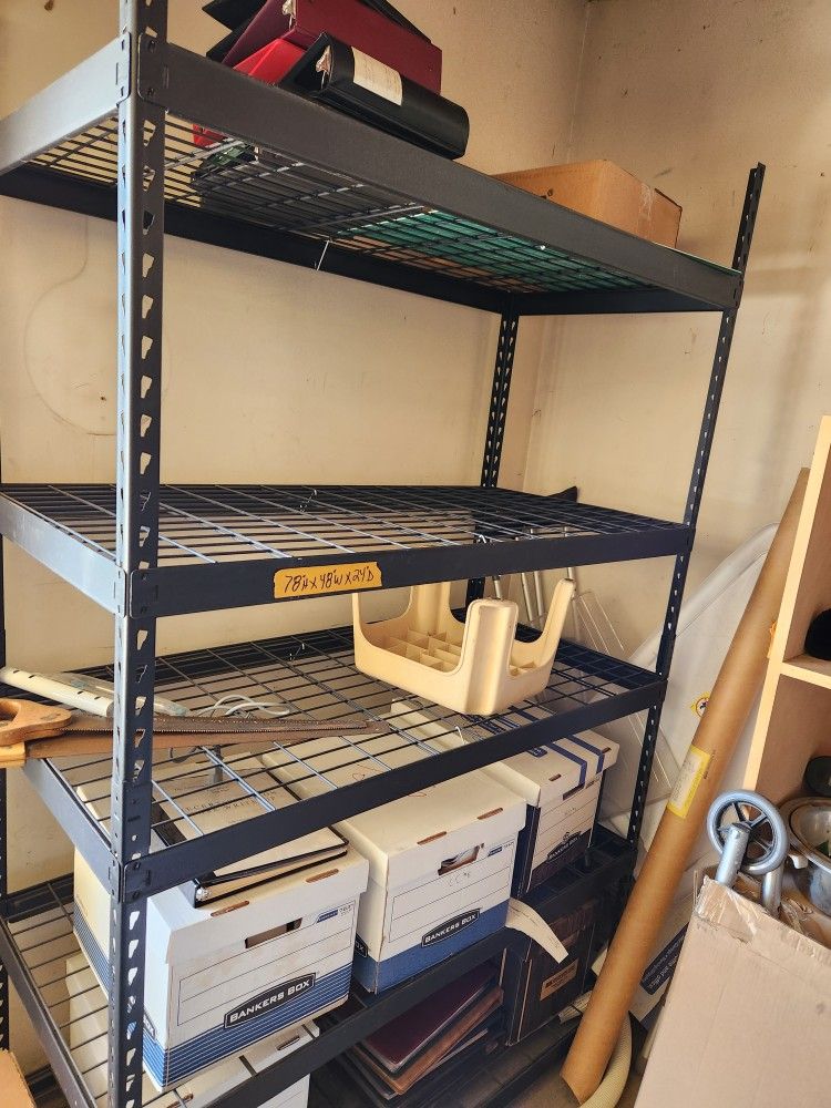 Storage Metal Shelves $70