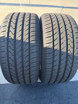 Pair of Lexani tires 255/40/19 95%