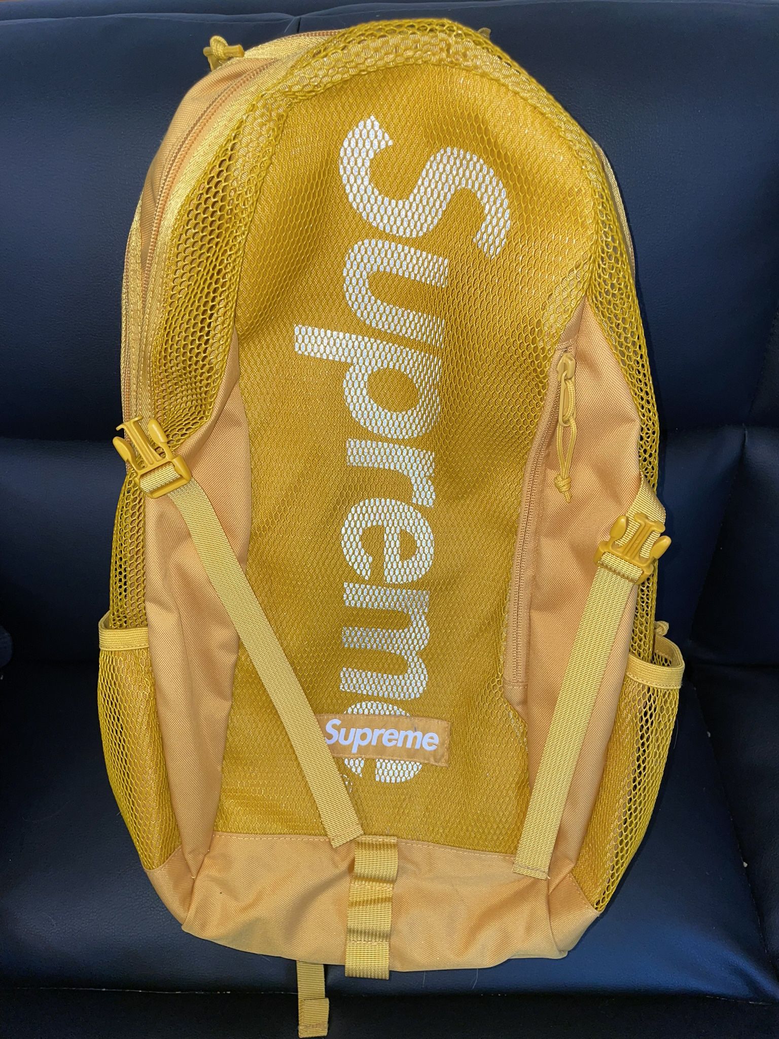Supreme Olive Backpack FW20 Retail was $148 - Depop