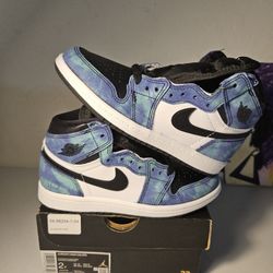 Size 2y - Kids Tie Dye Jordan 1's - $100