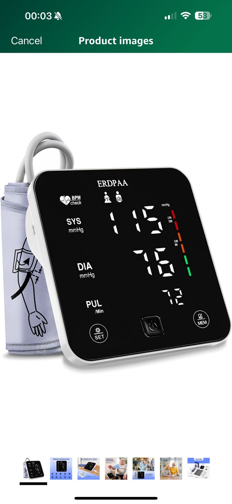 Blood Pressure Monitor