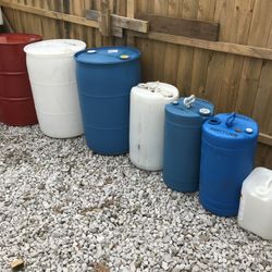 Poly Plastic Drums Barrels