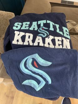 Seattle Kraken Sweat Shirt and 2 T-shirts