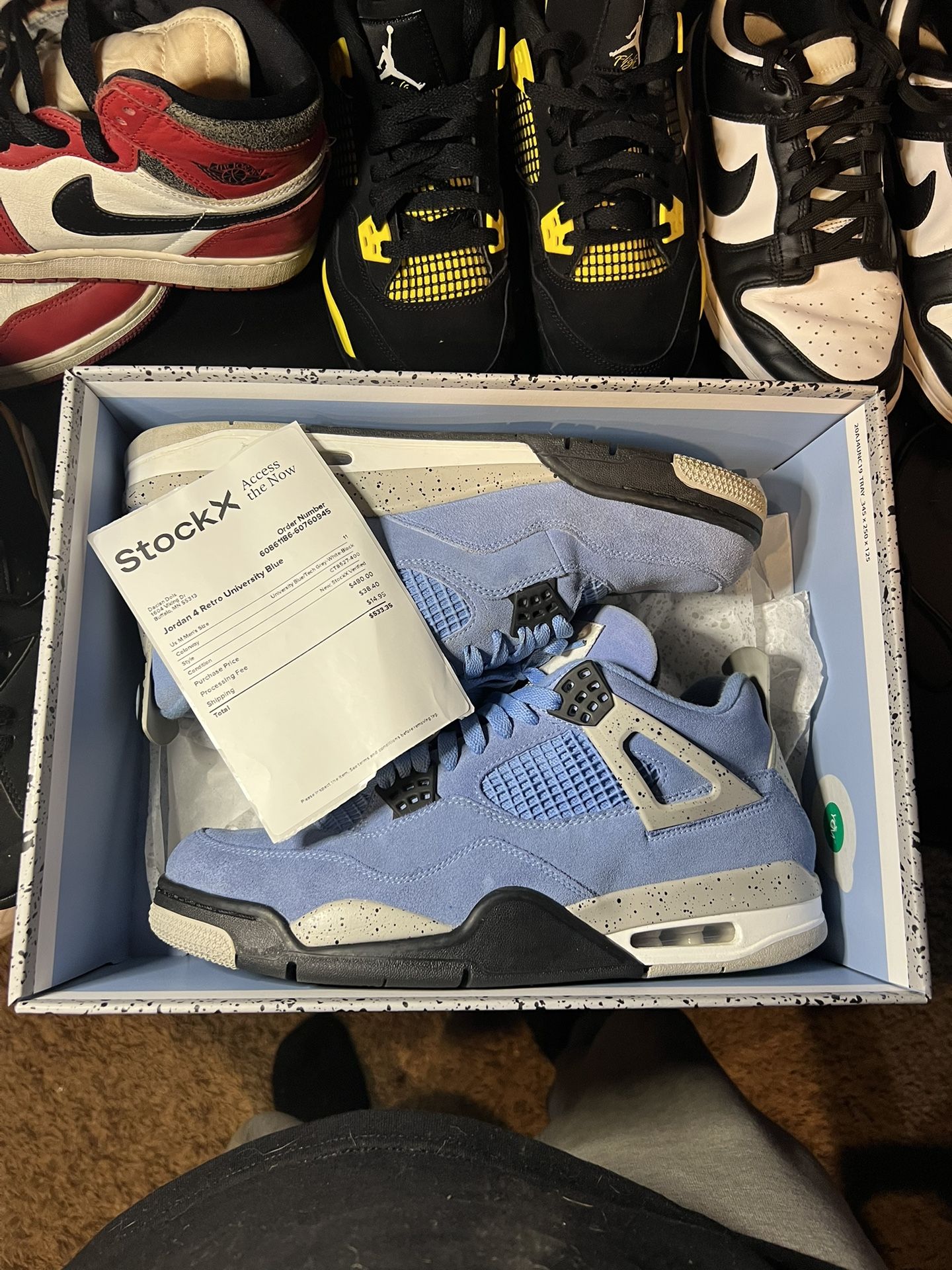 Jordan 4 Unc Size 11