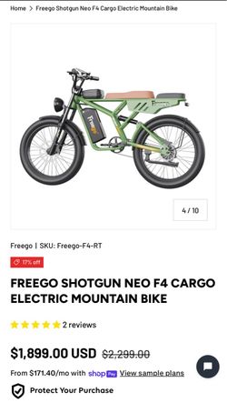 Freego Shotgun Neo F4 Cargo Electric Mountain Bike