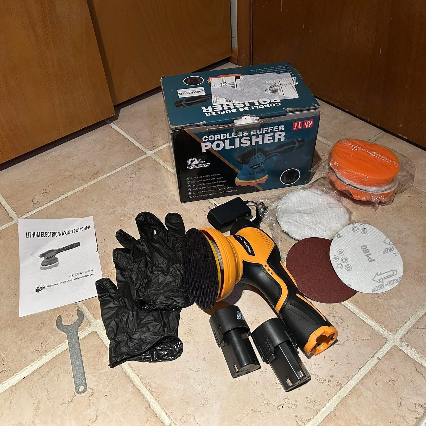 12v Cordless Detailing Polishing Buffering Machine