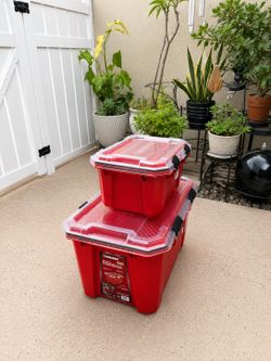 Husky Heavy-Duty Storage Containers – 20 & 12 Gallon