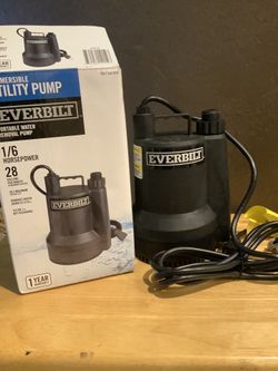 New Utility Pump Submersible