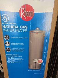 Rheem natural gas water heater