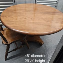 Vintage Extendable Table & 6 Chairs 