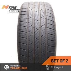 Set of 2 Used  6.5/32    255/50R19  107T  Bridgestone  Alenza Sport A/S AO +