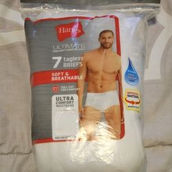 Hanes 7pack L Soft & Breathable Tagless Briefs